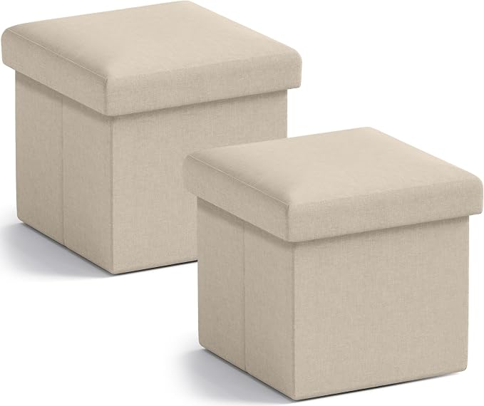 Ornavo Home Small Storage Ottoman, by OrnavoHome