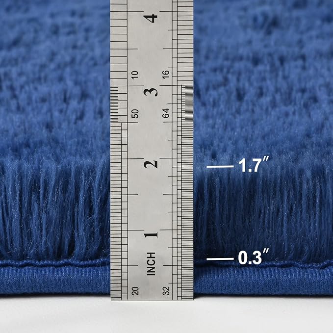 Deerhoo Large Shag Area Rugs 9 x 12, Plush Fuzzy Rugs - Image 2
