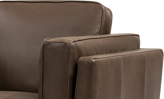 Valencia Artisan Full Leather Accent Chair 41.5” | Pure Full Italian Nappa - Image 4