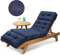 Outdoor Chaise Lounge Chair Cushion 74.2 x 22 x 4.7 Inches Thickened 100% by Unknown