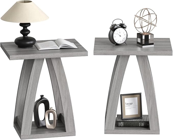 FROMJBEST End Tables Living Room, Side Table Beside Sofa, Nightstand by FROMJBEST