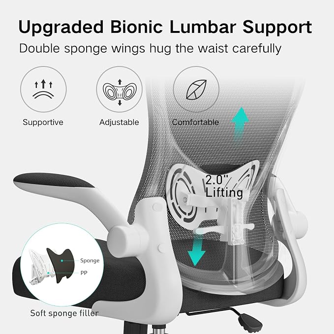 Hbada Office Chair Ergonomic Desk Chair, Office Desk Chairs - Image 5