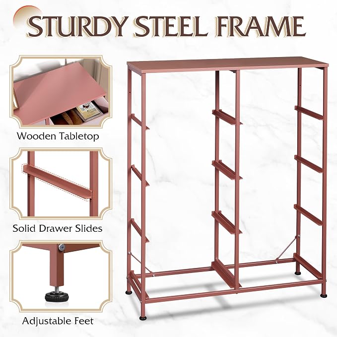 WLIVE Fabric Dresser for Bedroom, Tall Dresser - Image 7
