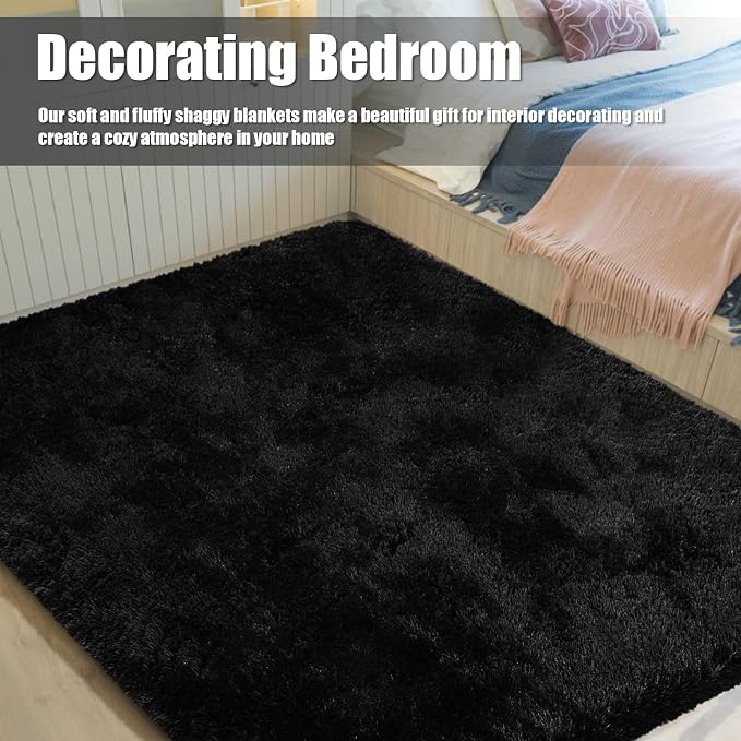 Ultra Soft Fluffy Area Rugs for Bedroom Living Room 10x14, Nursery Rug - Image 6
