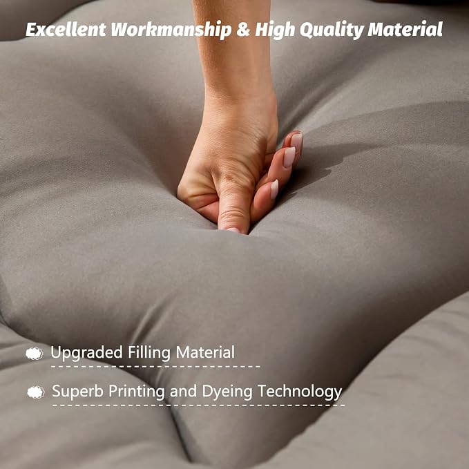 MAXYOYO Japanese Floor Mattress Futon Mattress, Thicken Tatami Mat Sleeping Pad - Image 6