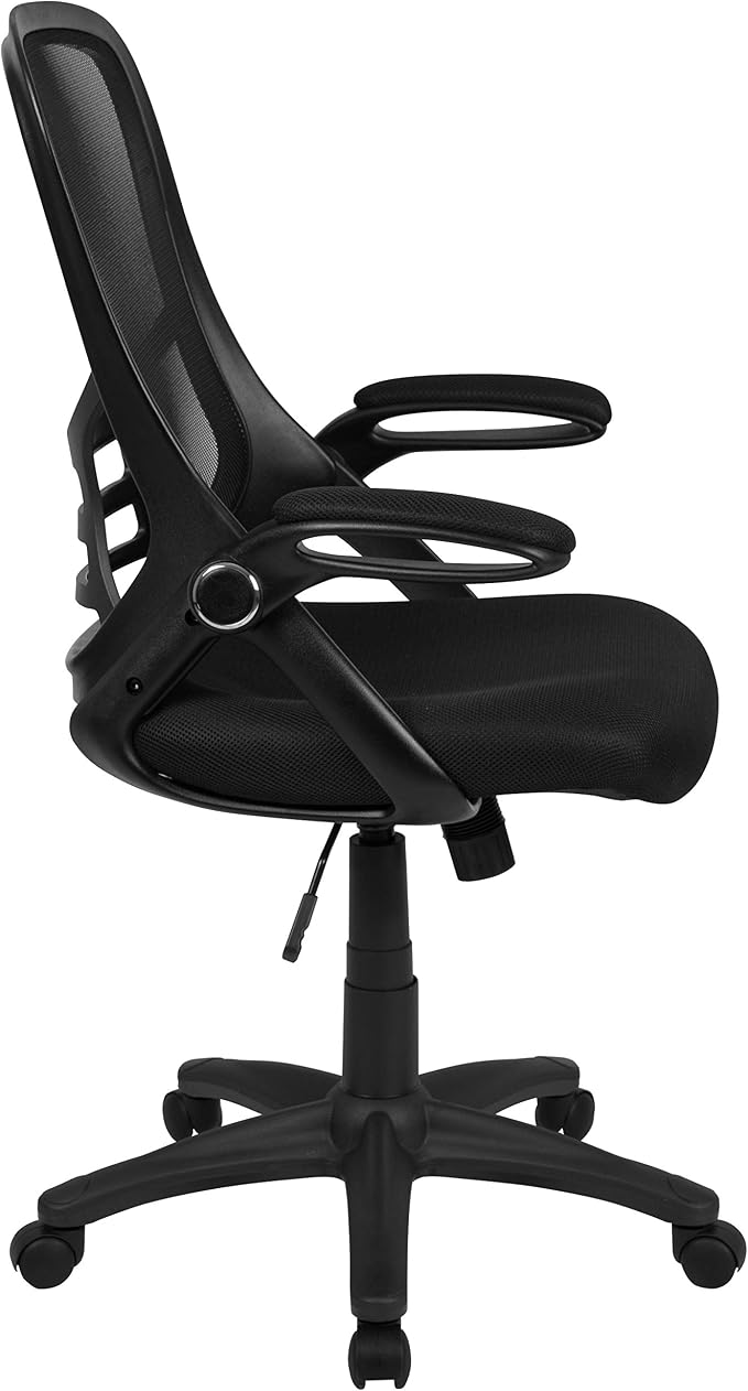 Flash Furniture Porter High Back Black Mesh Ergonomic Swivel Office Chair - Image 15