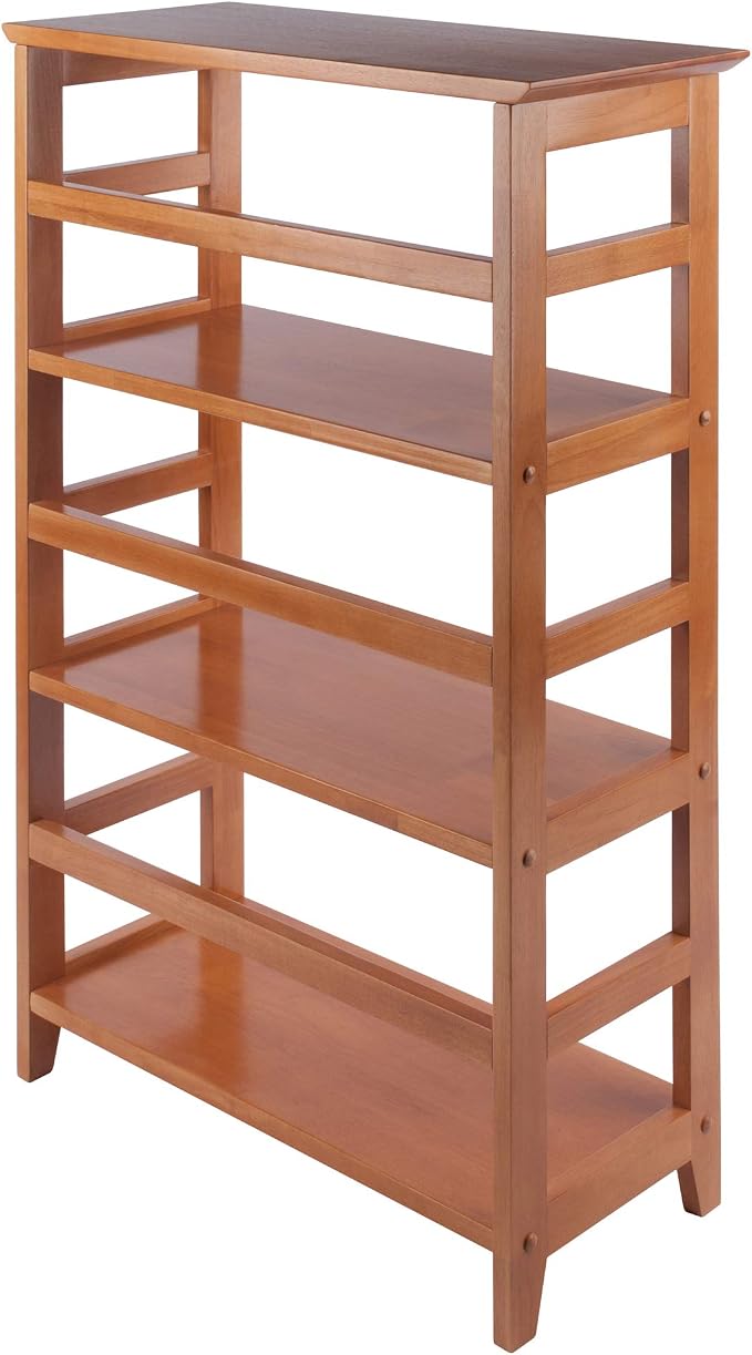 Winsome Studio 3-Tier Bookshelf, Classic Display Bookcase, Functional & Stylish - Image 8