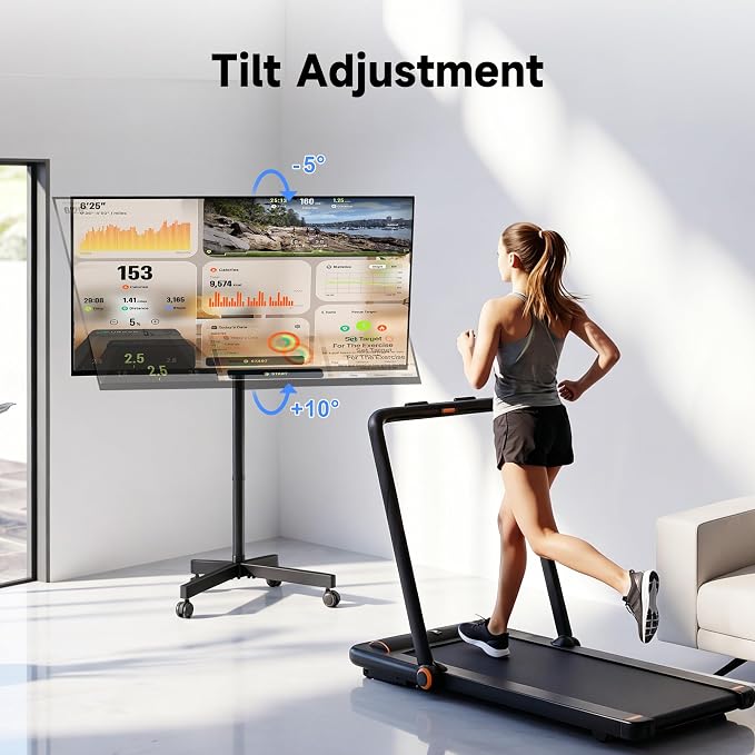 XINLEI Mobile TV Stand on Wheels - Image 4