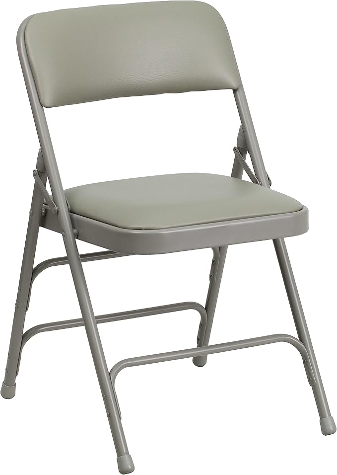 Flash Furniture 2 Pack HERCULES Series Curved Triple Braced & Double Hinged - Image 7