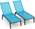 Patio Chaise Lounge Set of 2 by FHVIT