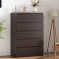 Jocoevol Modern Brown 5 Drawer Dresser by JOCOEVOL