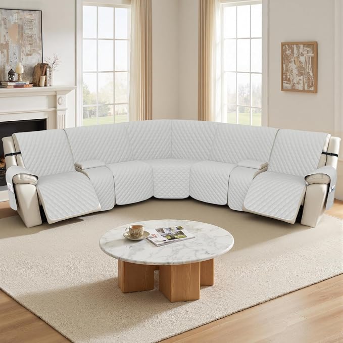 Arfntevss Recliner Sectional Couch Covers 1OO% Waterproof L Shape Sofa Cover - Image 7