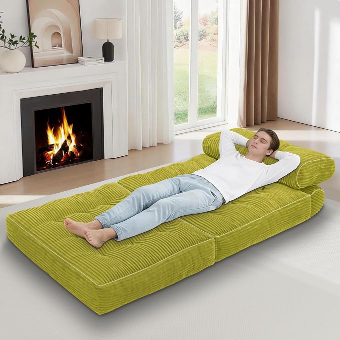 Folding Sofa Bed, Convertible Sleeper Chair - Image 4