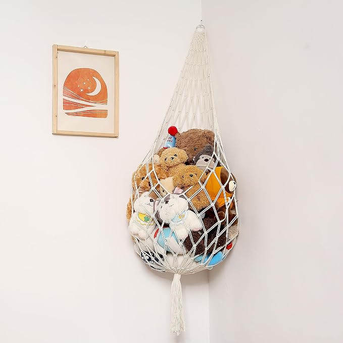Amdermi Novel Stuffed Animal Hammock Corner Hanging Net - Image 2