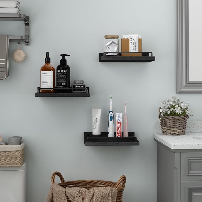 RYOFOBETTO Small Floating Shelf, 6X9 Inches Farmhouse Wall Shelves - Image 6