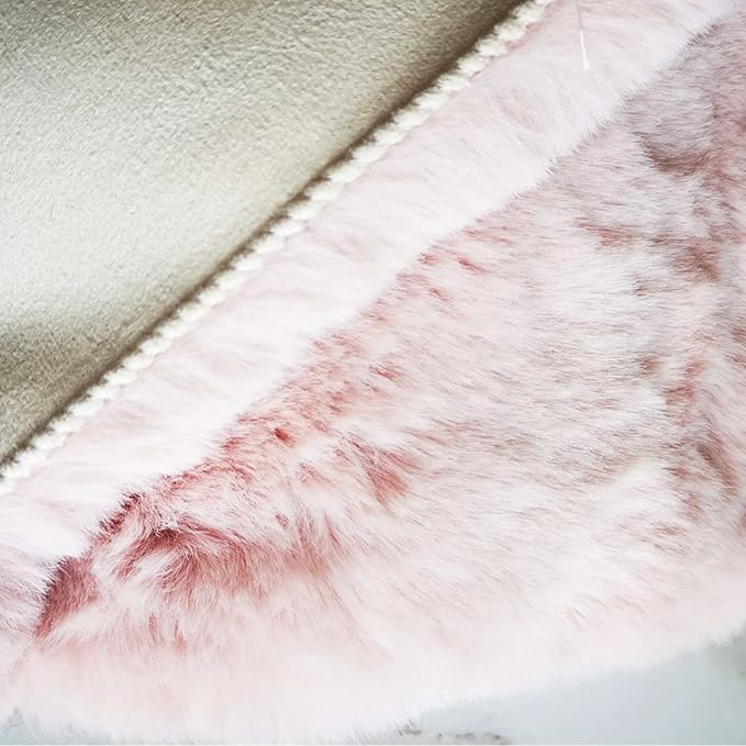 Ghouse Ultra Soft Faux Rabbit Fur Rug 5x7, Machine Washable Area Rugs - Image 7