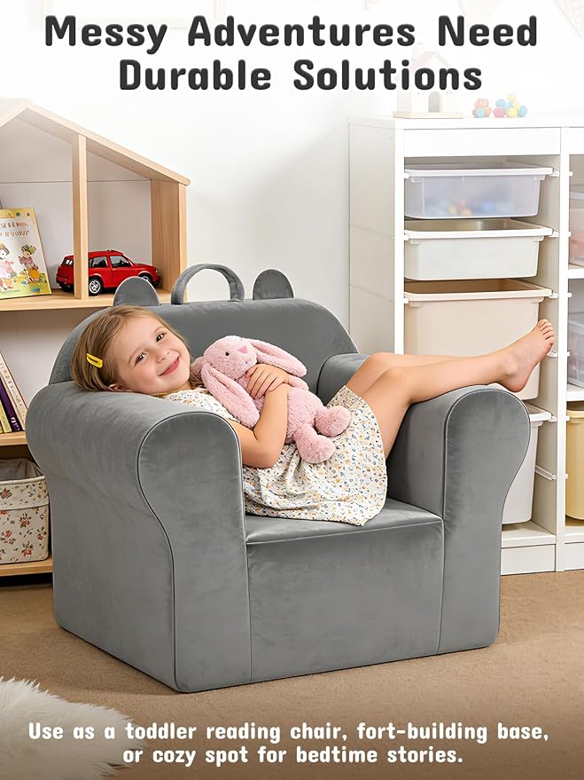 Kids Sofa Chair with Removable Washable Cover Kids Couch Toddler Chair Toddler - Image 8