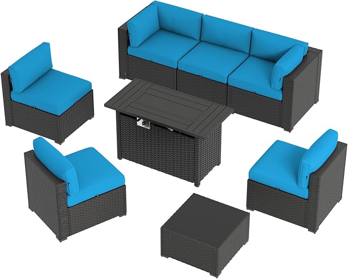 Aoxun 8 Piece Patio Furniture Set - Image 7