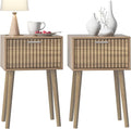 LAATOOREE Nightstands Set of 2, Small Size Side End Table, Bedside Table by LAATOOREE