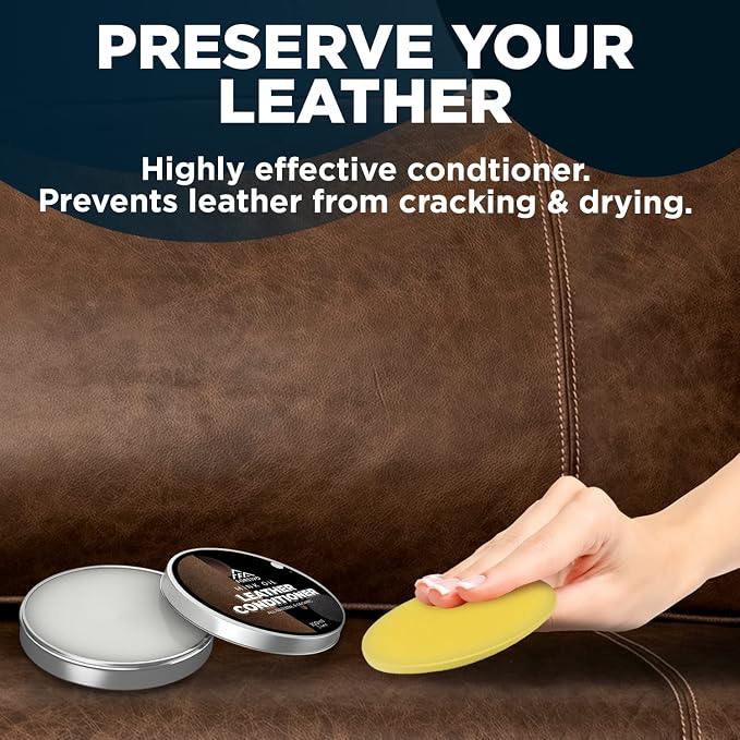 FORTIVO Leather Mink Oil, Color Restorer, Scratch Remover, Couch Paint and - Image 3