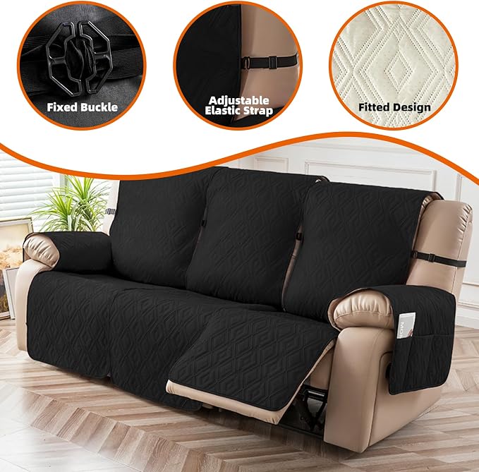 Genina Waterproof Couch Cover for Reclining Sofa - Image 7