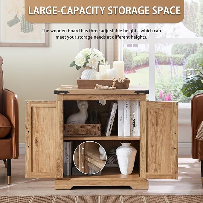 Barnyatoh Farmhouse Boho End Table - Image 4