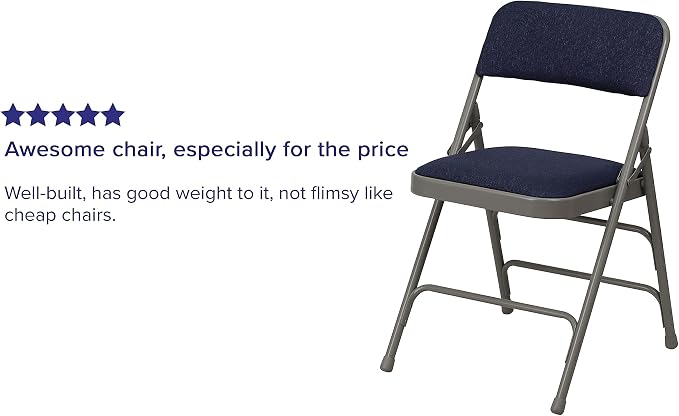 Flash Furniture Hercules Series Sheldon Metal Folding Chairs - Image 5