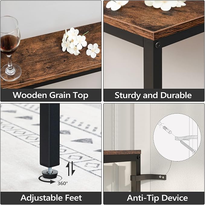 MAHANCRIS 63'' Skinny Console Table - Image 8