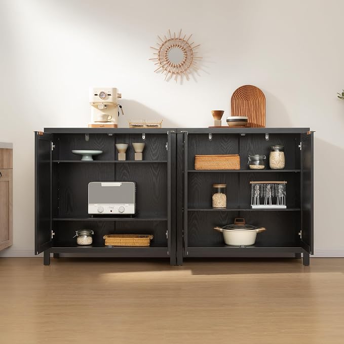 SICOTAS Sideboard Buffet Storage Cabinet - Image 8