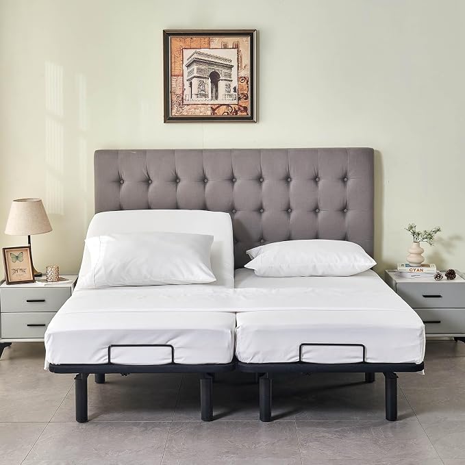 Kingnex Split Queen Sheets for Adjustable Bed Soft 1800 Microfiber 5 Pieces - Image 6