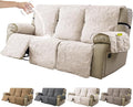 100% Waterproof Recliner Sofa Covers 3 Seater, 6-Piece Split Non-Slip Reclining by YUEANG