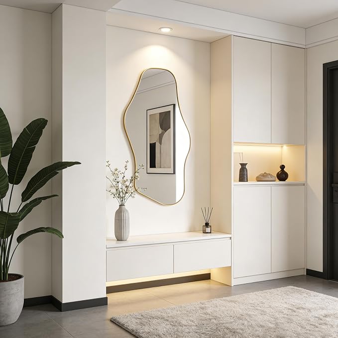 Irregular Wall Mirror, Modern Organic Shaped Mirrors - Image 6