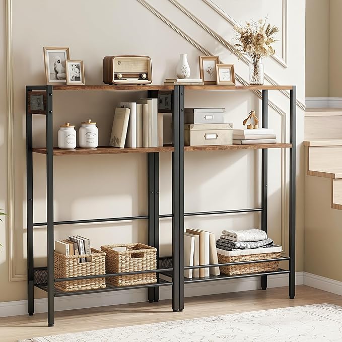 HOOBRO 15.7" Narrow Console Table - Image 2