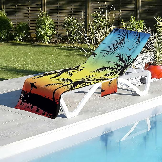Irisbell Lounge Chair Towel Cover - Image 2
