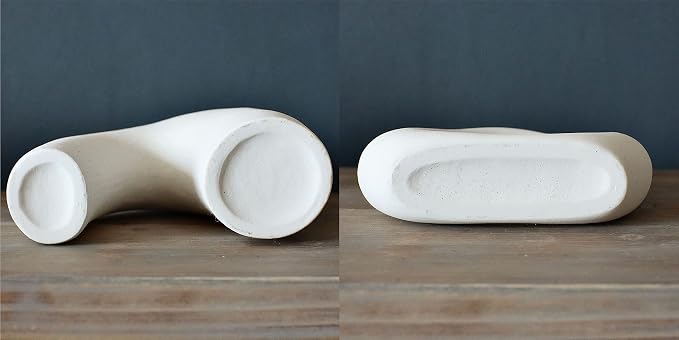 Carrot's Den Donut Vase, Hollow | Table Centerpiece, Olive Plant, Living Room - Image 7