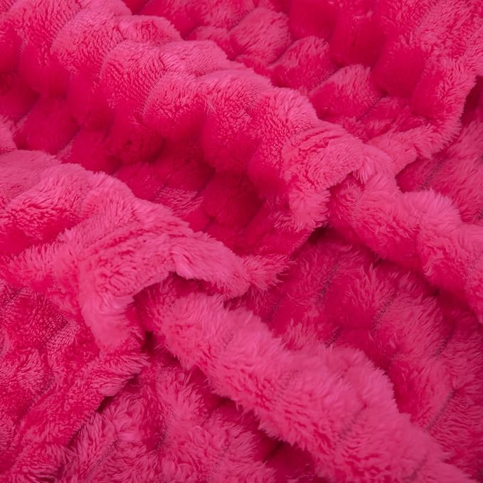 Hot Pink Throw Blanket 50"×70" inches Gifts - Image 5