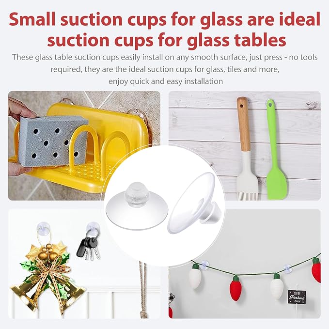 20-Pack Transparent Anti-Collision Suction Cups, 18mm/0.7" Mark-Free Design - Image 6