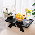 SINWANT Couch Arm Table, Bamboo Clip On Side Table Tray, Foldable Sofa Arm Tray by SINWANT