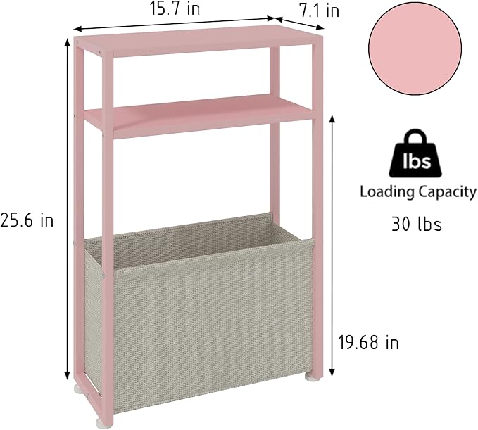 Leomonio Narrow Side Table, Slim End Tables - Image 2