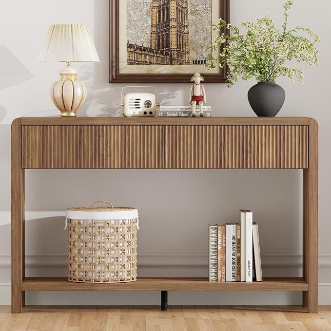 FATORRI Console Sofa Table for Entryway, Wood Foyer Tables for Living Room - Image 7