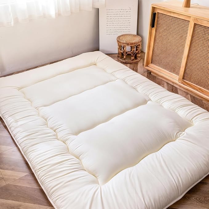 MAXYOYO Japanese Floor Futon Queen Size, Thicken Tatami Mat Sleeping Pad - Image 7