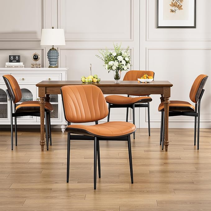 YaFiti Dining Chairs Set of 6, Mid Century Modern Dining Room and Kitchen Chairs - Image 7
