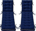 2 Pack 72x21 Inch Folding Chaise Lounge Cushion Quick Dry by AMCATON