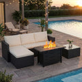JAMFLY Patio Furniture Sets, 4-Piece Outdoor Patio Furniture by JAMFLY
