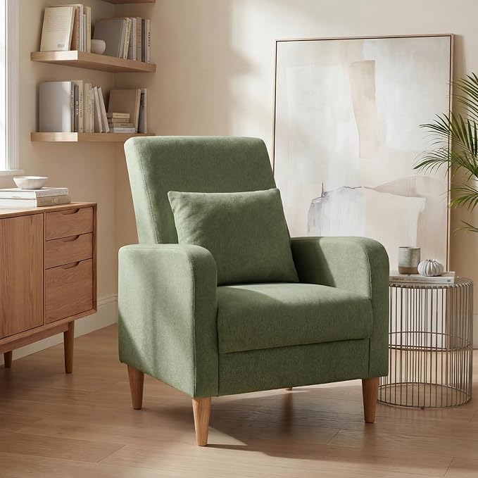 COLAMY Mid-Century Modern Upholstered Accent Chair by COLAMYHOME