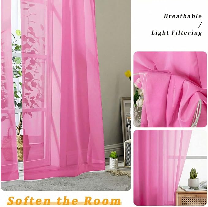 Gwine Sheer Curtains 96 Inches Long - Image 5