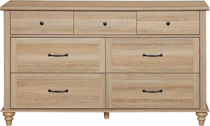 WAMPAT Farmhouse 7 Drawers Dresser - Image 9
