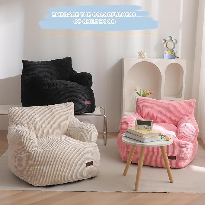 MAXYOYO Kids Bean Bag Chair, Stuffed Toddler Bean Bag Sofa - Image 4