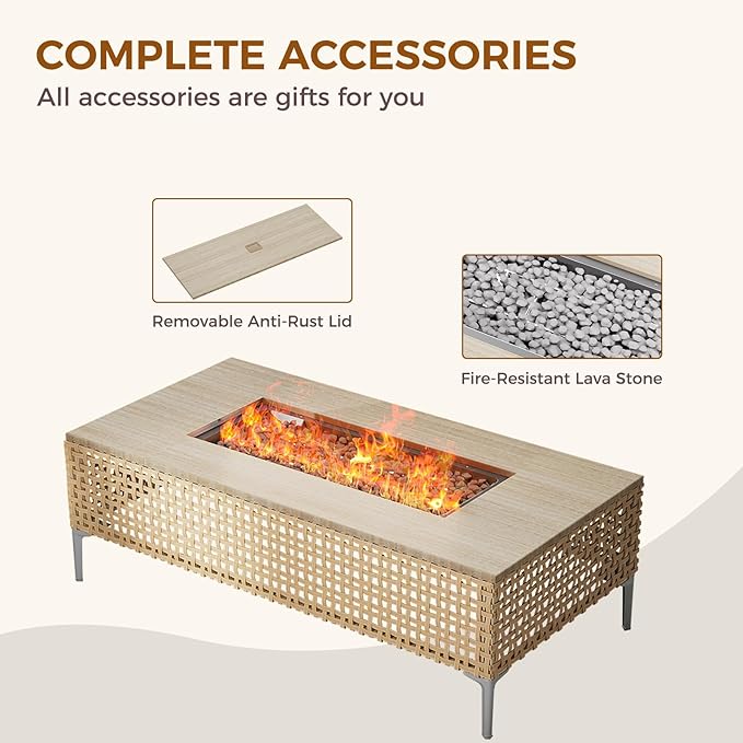 Grand patio 8-Piece Patio Furniture Set - Image 7