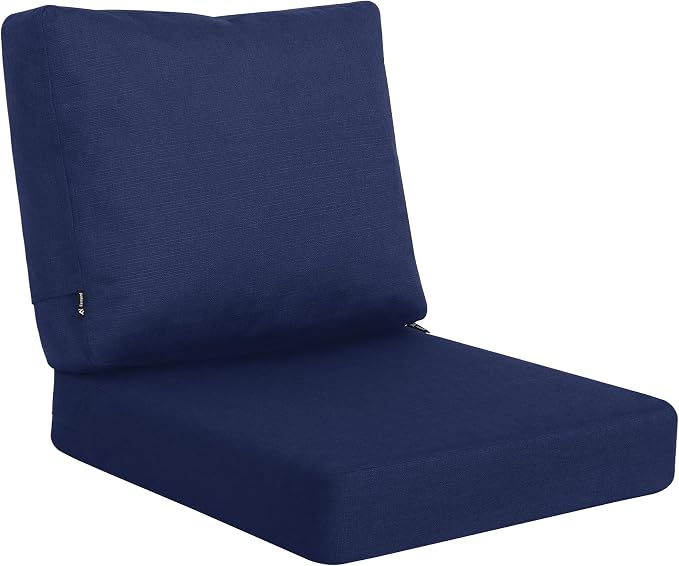 Favoyard Deep Seat Patio Cushions 22 × 22 inch Rainproof & Fadeness Furniture by OutdoorFurnitureAccessories